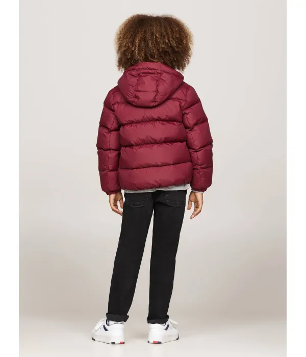 Необходимый пуховик Loose fit Tommy Hilfiger, красный — фото 3
