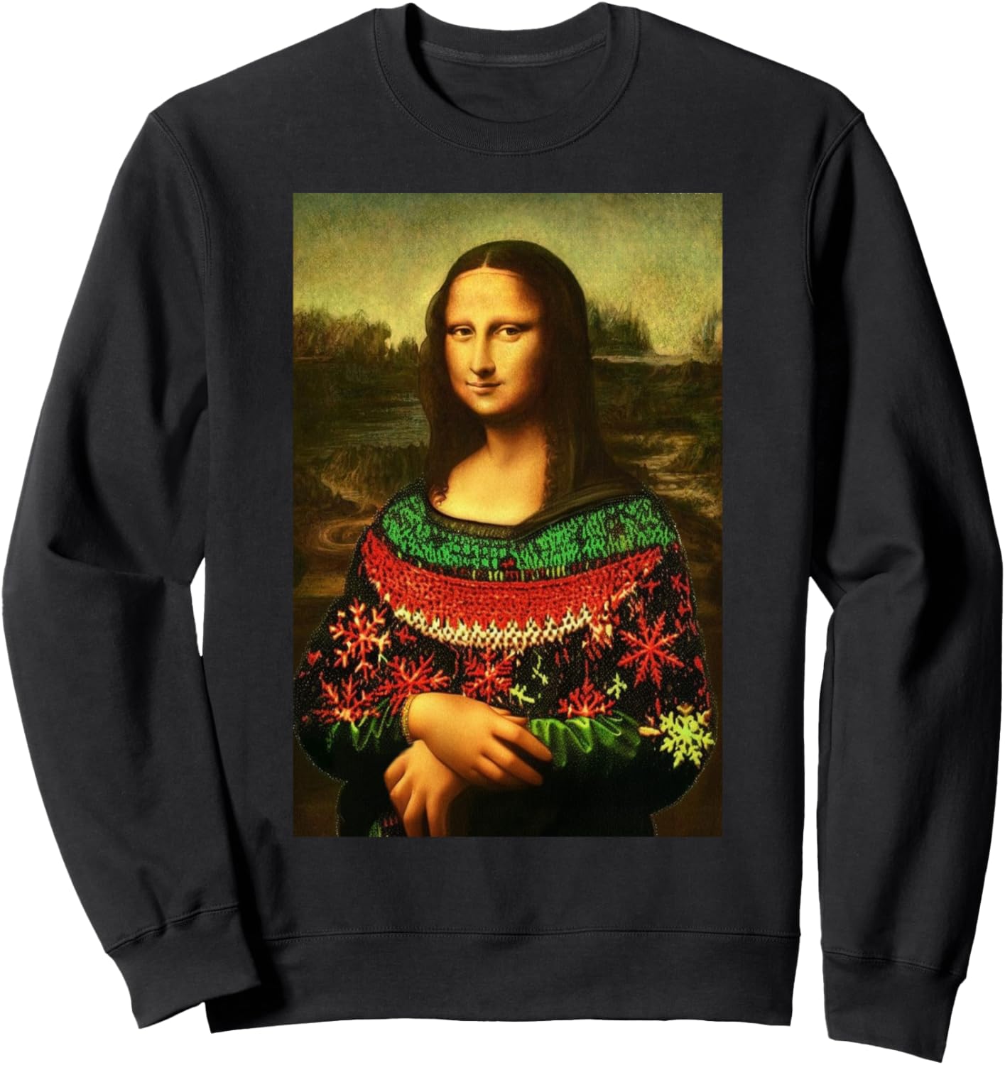 

Забавная толстовка с изображением Моны Лизы в рождественском свитере, винтажная, черная Retro Remix, Черный, Забавная толстовка с изображением Моны Лизы в рождественском свитере, винтажная, черная Retro Remix