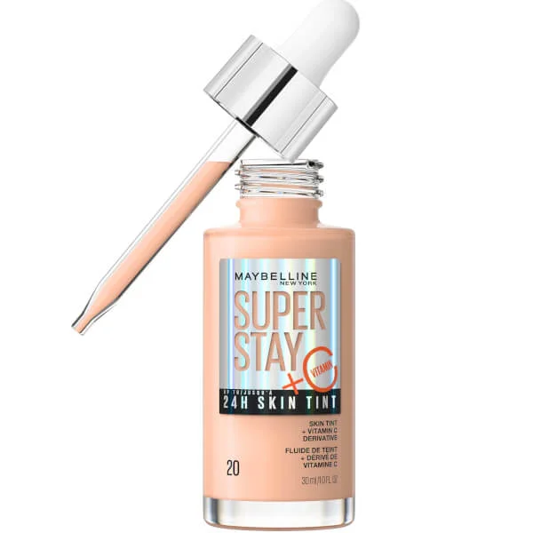 

Тональный крем super stay до 24 часов + витамин с Maybelline, 30 мл., цвет 20