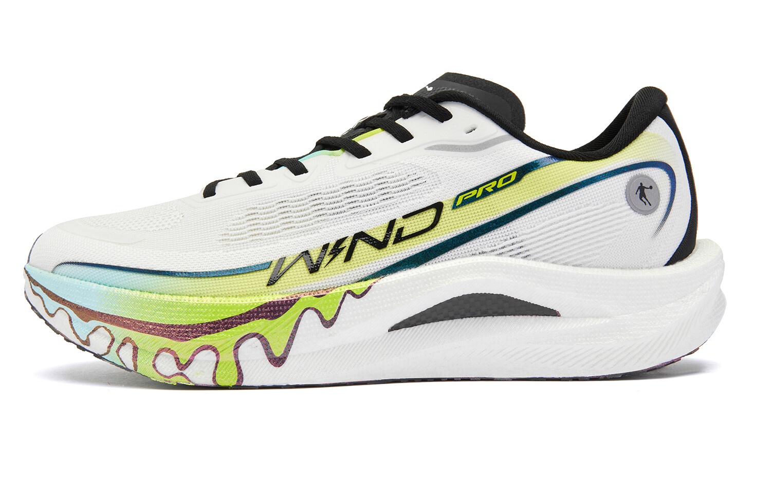 

Кроссовки для бега Strong Winds 2.0 PRO женские низкие White Lime Green Qiaodan