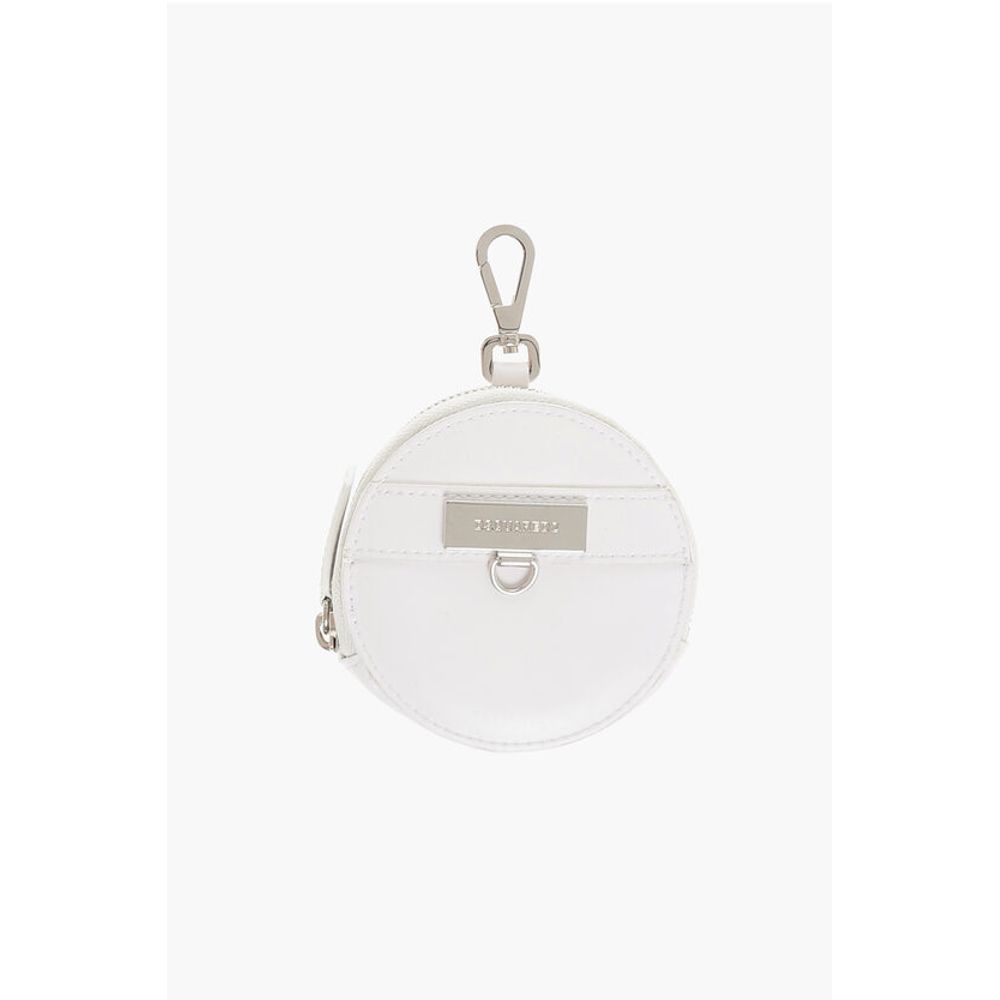 

Кожаный кошелек с карабином Dsquared2, White