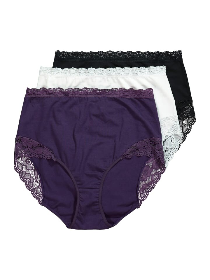 

Трусы Ulla Popken Slip, цвет aubergine