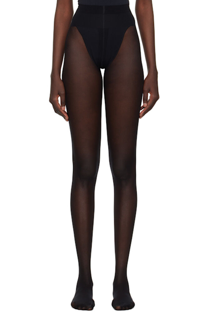 

Черные индивидуальные колготки 10 со швом сзади Wolford