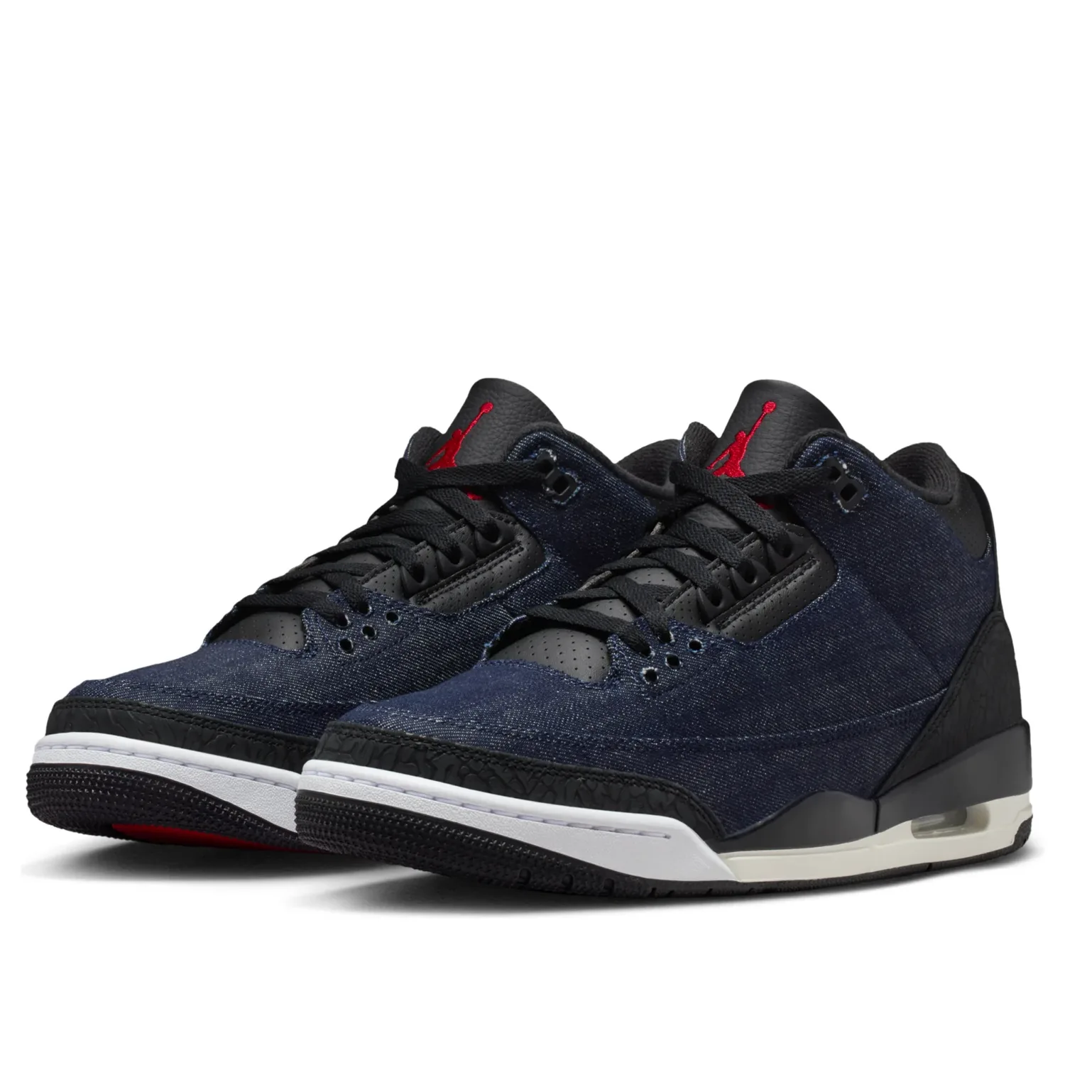 Кроссовки Air Jordan 3 Retro x Levi's 'Indigo', синий — фото 4