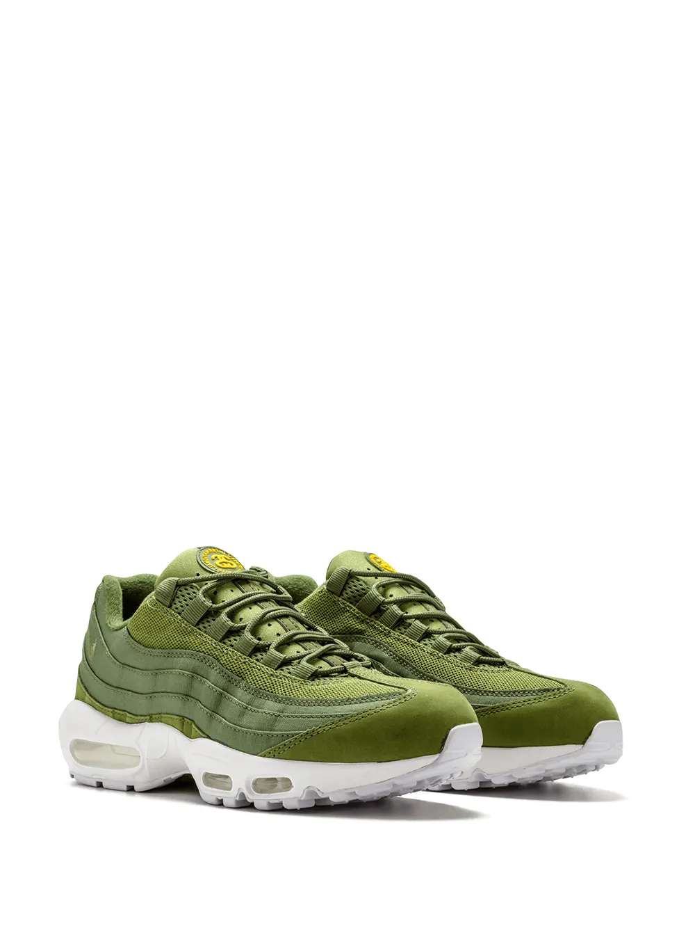 Кроссовки Air Max 95 'Stussy - Olive' из коллаборации со Stussy Nike, зеленый — фото 2