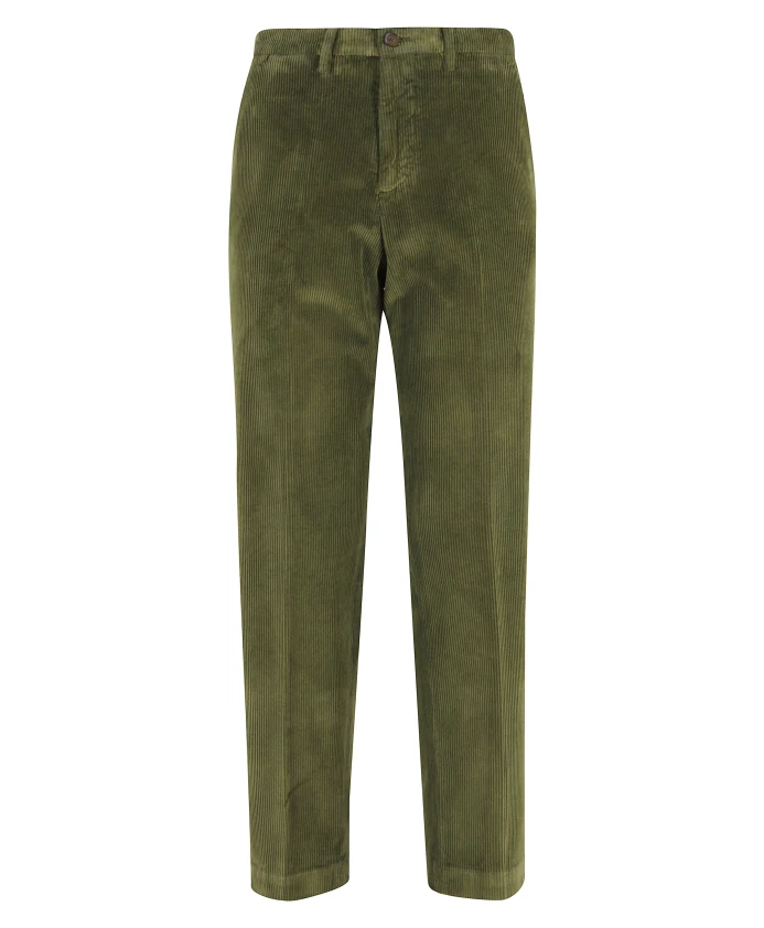 

Зеленые вельветовые брюки с карманами Briglia, зеленый