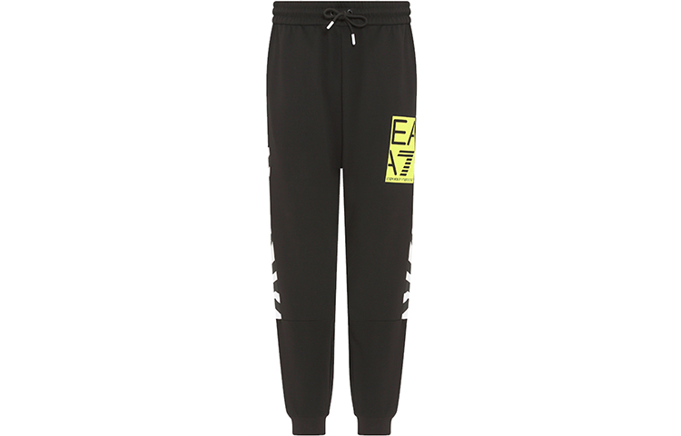 

EMPORIO ARMANI Трикотажные спортивные штаны EA7, мужские, черные