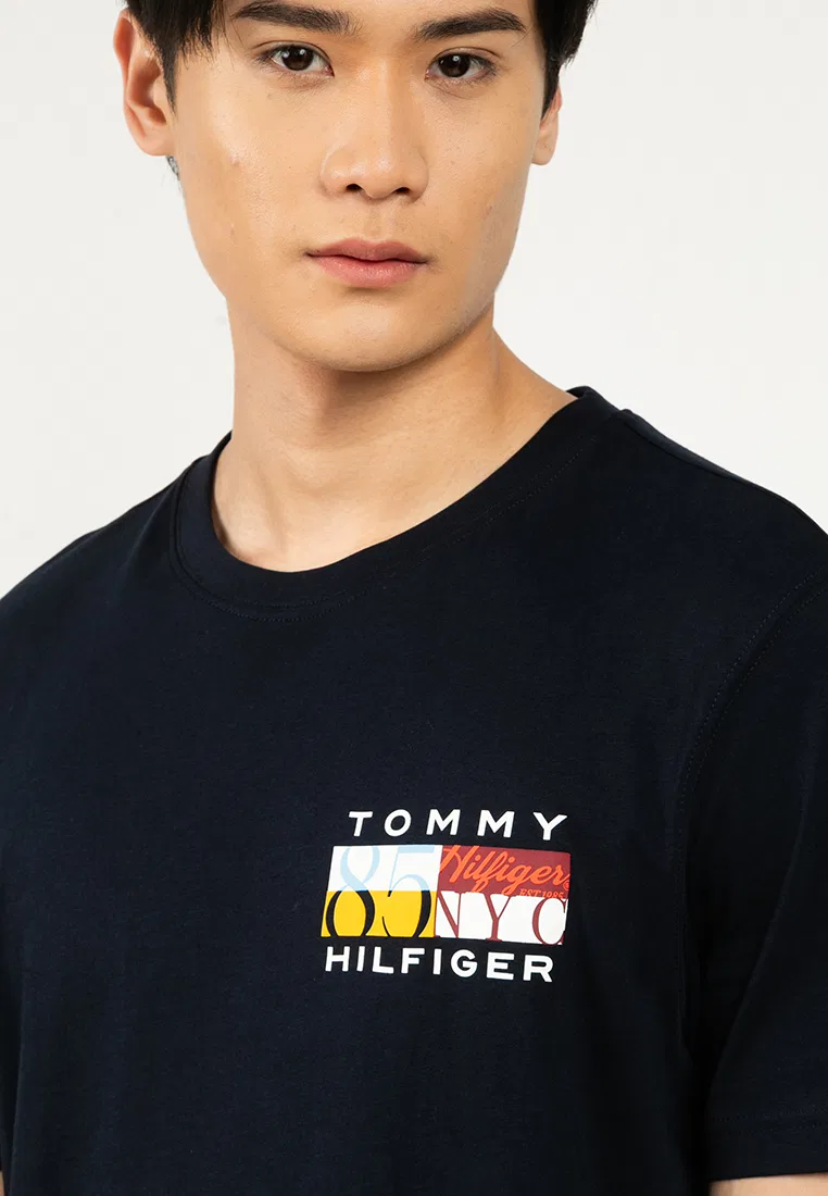 Футболка с коротким рукавом, Colour Flag Tee, Tommy Hilfiger, цвет Desert Sky — фото 3