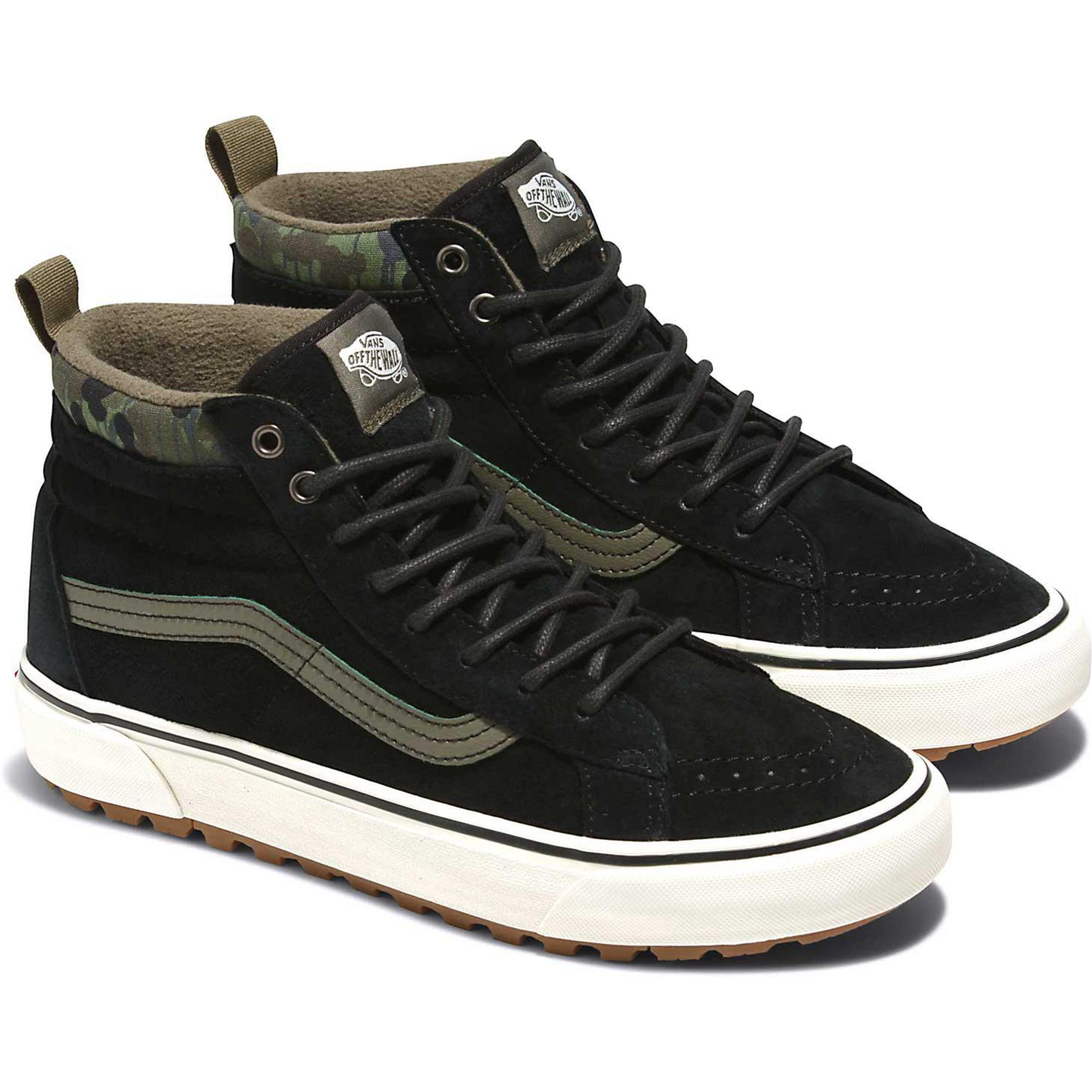 Мужские повседневные кроссовки SK8-HI MTE-1 Vans, Rain Camo Black/Marshmallow — фото 2