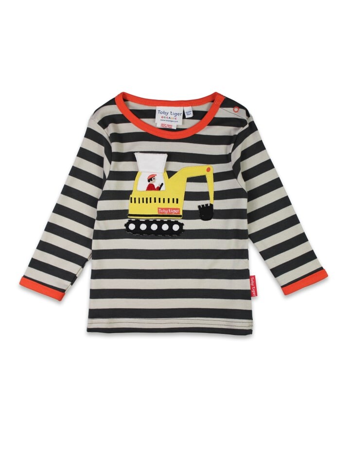 

Футболка Toby Tiger Langarmshirt, серый