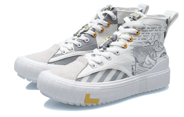 Кеды классические холщовые hi x disney Li-Ning, белый — фото 4