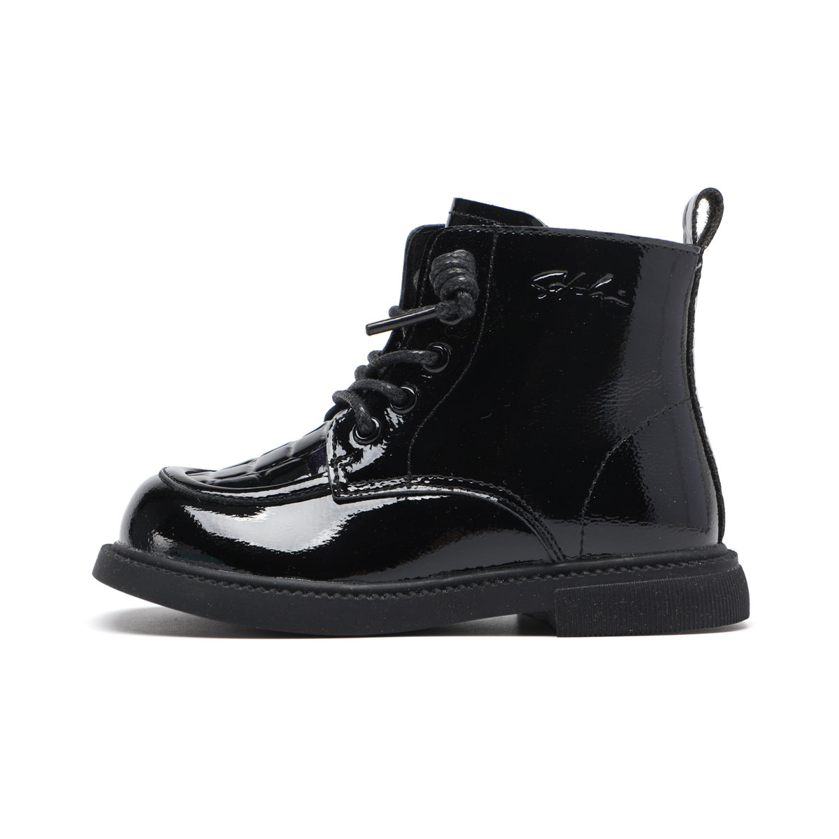 

Теплые детские ботинки с низким голенищем Satchi, черный/синий