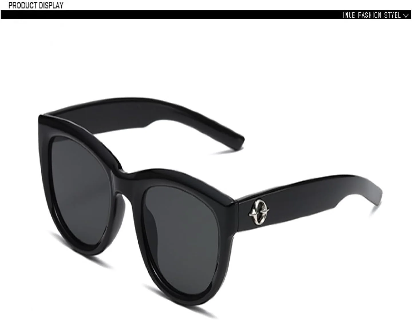 

Солнцезащитные очки, женские очки класса люкс, Tide Drive, солнцезащитные очки с защитой от УФ-излучения, модные солнцезащитные очки HKINFLRK, Bright Black and Gray