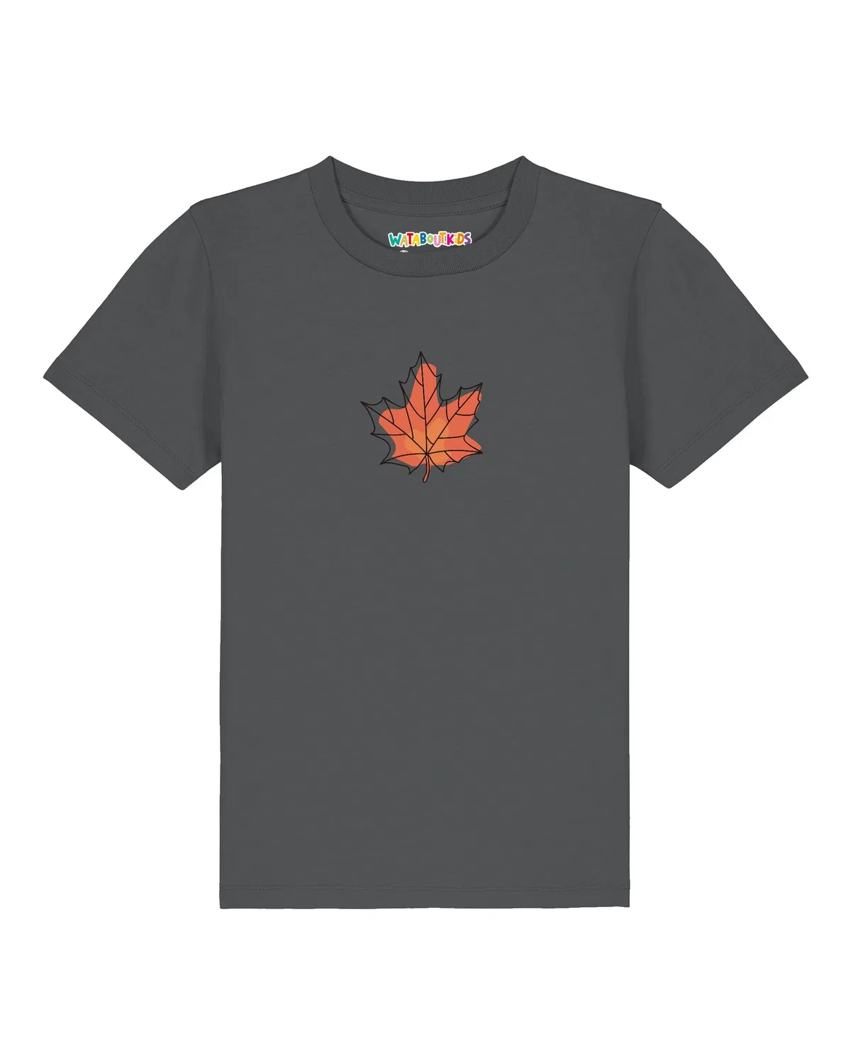 Футболка детская Wat? Apparel, серый — фото 2