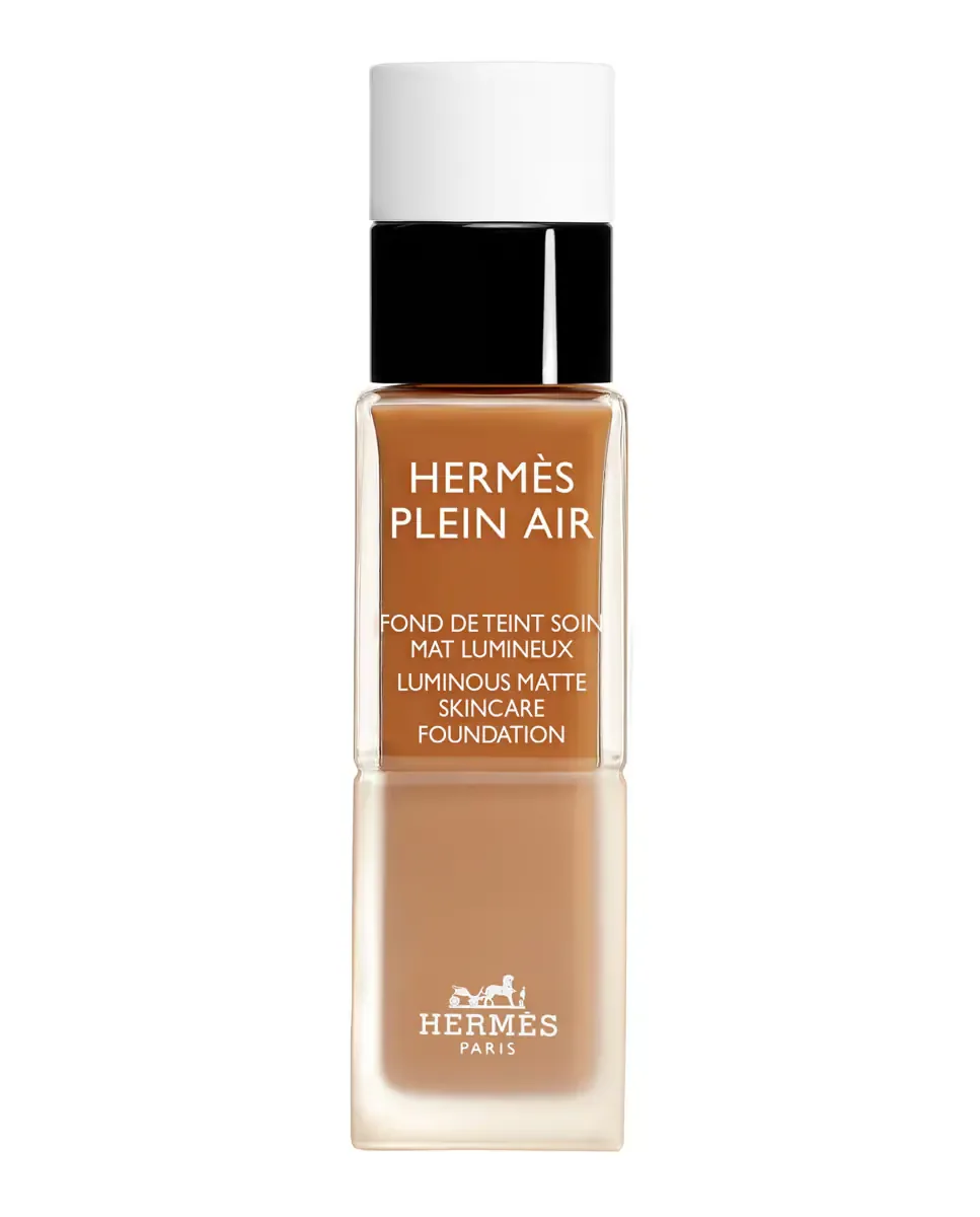 База для макияжа ухаживающая, сияние, матовая, Plein Air Hermès, Cognac