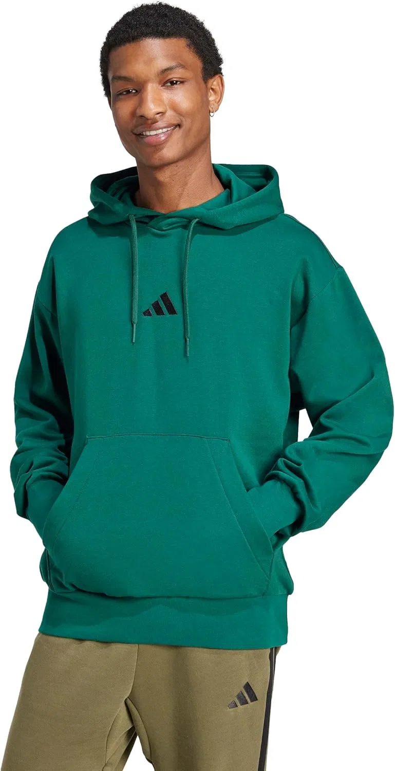Толстовка adidas Feelcozy, Collegiate Green/Black