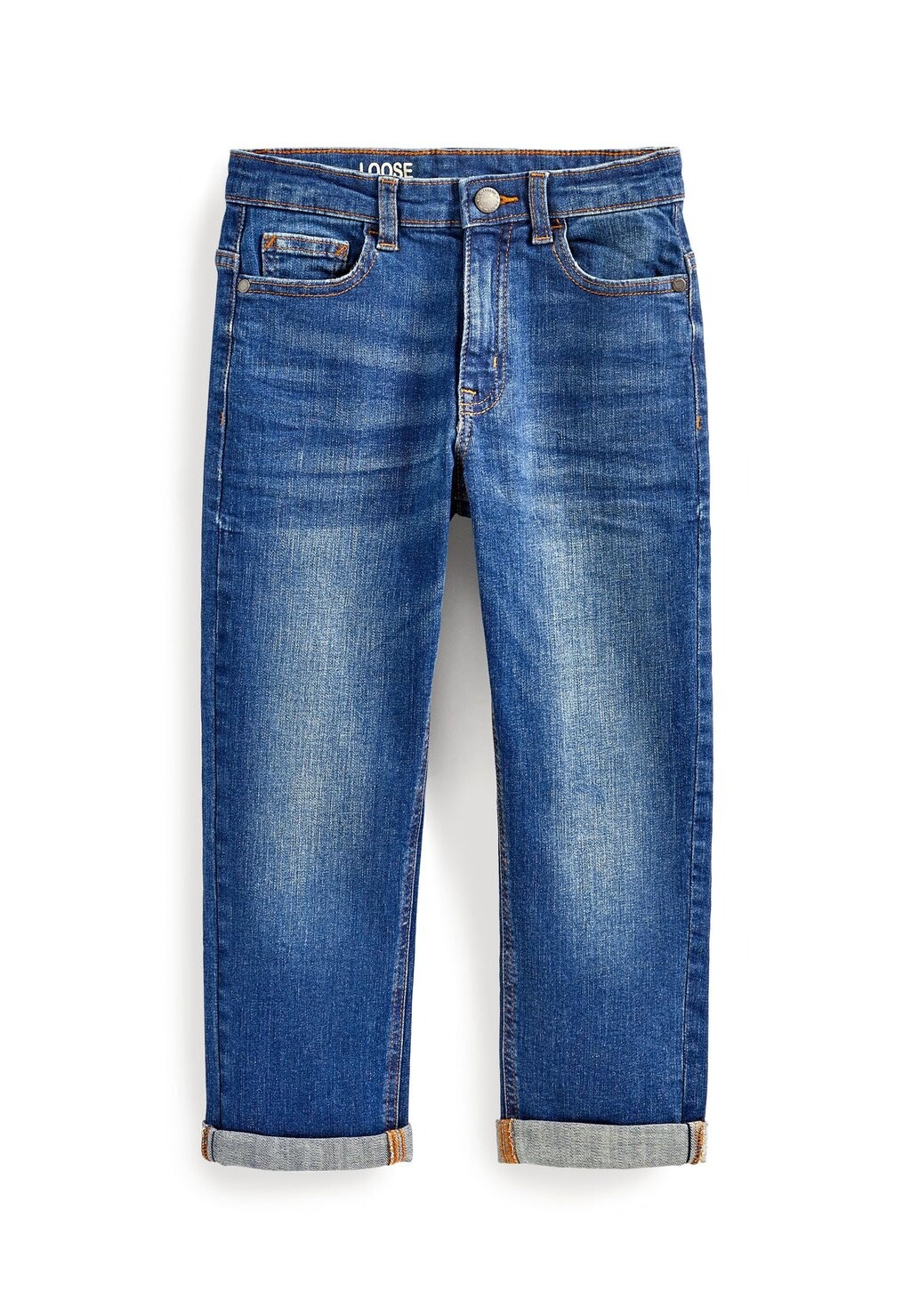 

Джинсы свободного кроя FIVE POCKET LOOSE FIT. Next, цвет blue