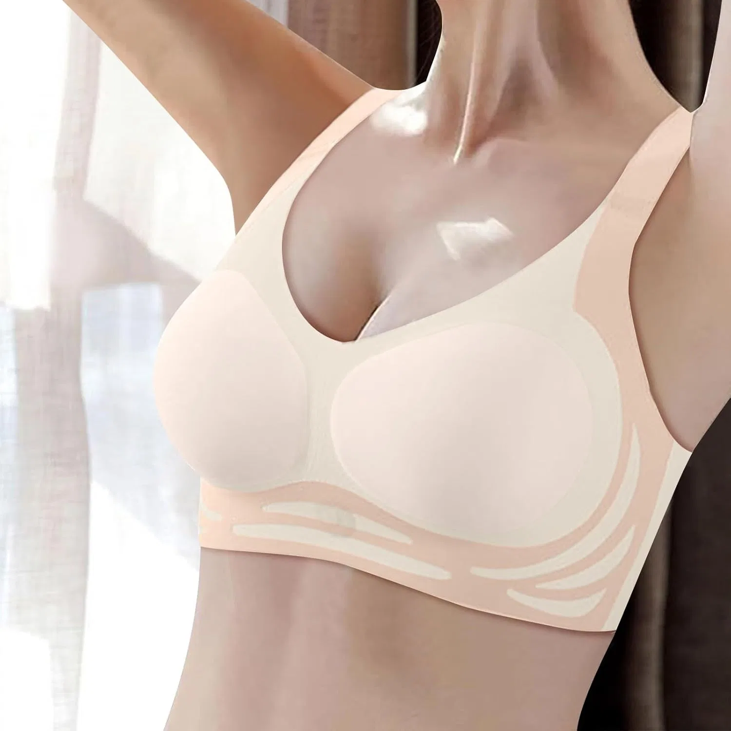Бюстгальтер без косточек Zen Chic, цвет 1d-beige — фото 3