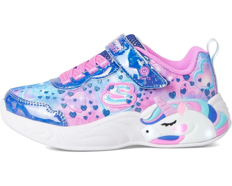 Кроссовки SKECHERS KIDS Unicorn Dreams 303063L (Little Kid/Big Kid), Navy/Multi — фото 4