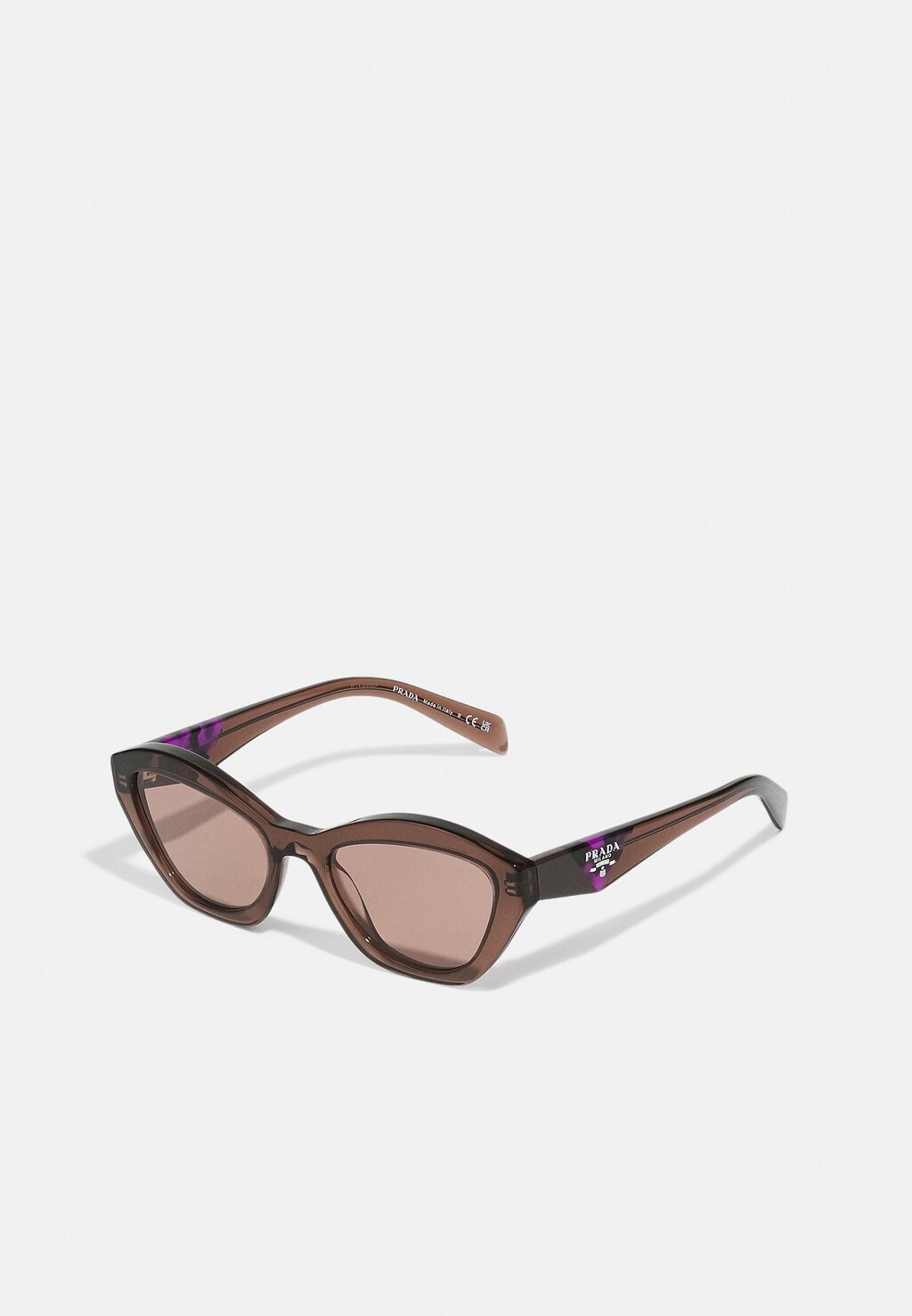 

Солнцезащитные очки Prada, коричневые