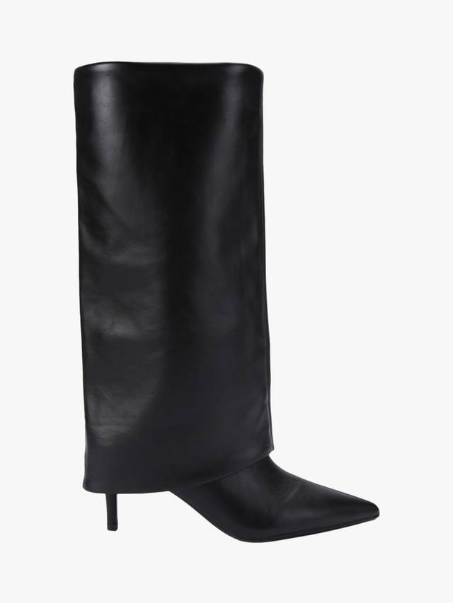 Fate ботинки до колена с отворотом из искусственной кожи KG Kurt Geiger, Black