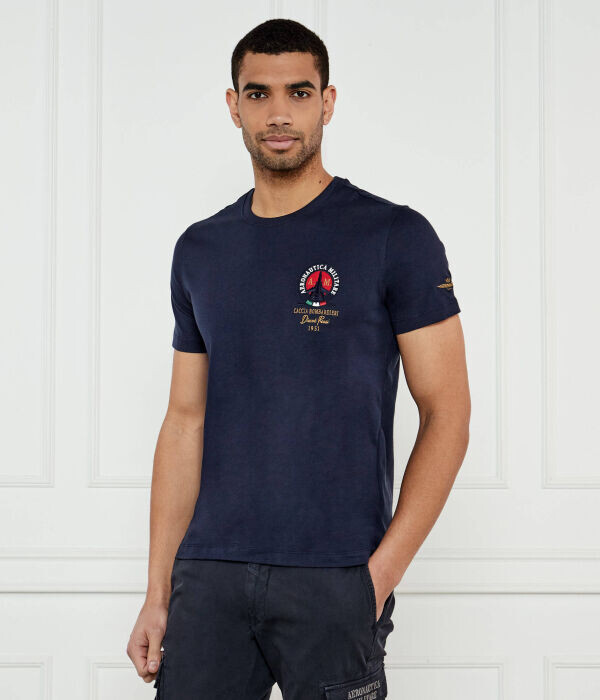 

Футболка Aeronautica Militare Regular Fit, темно-синий
