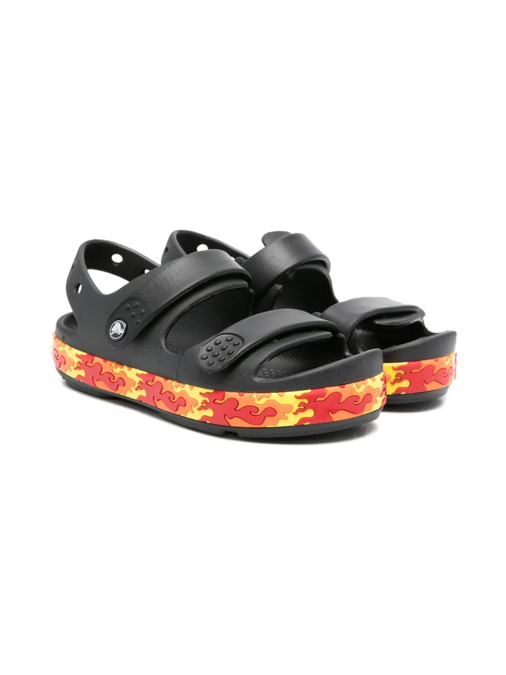 

Сандалии с принтом Crocs Kids, черный