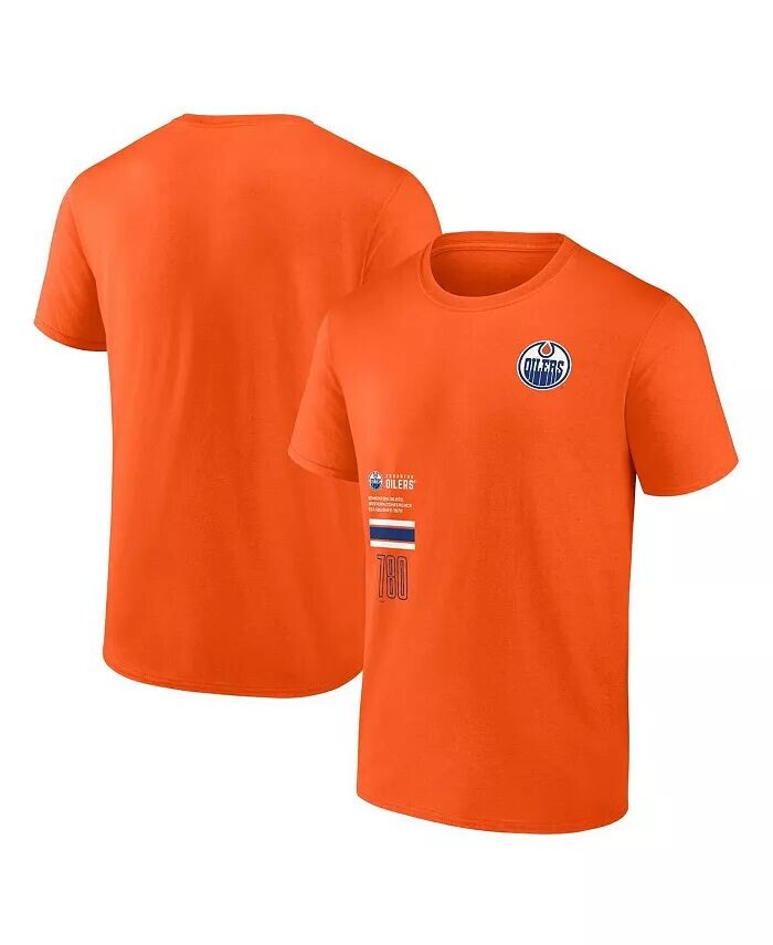 

Мужская оранжевая футболка Edmonton Oilers Represent Fanatics, оранжевый