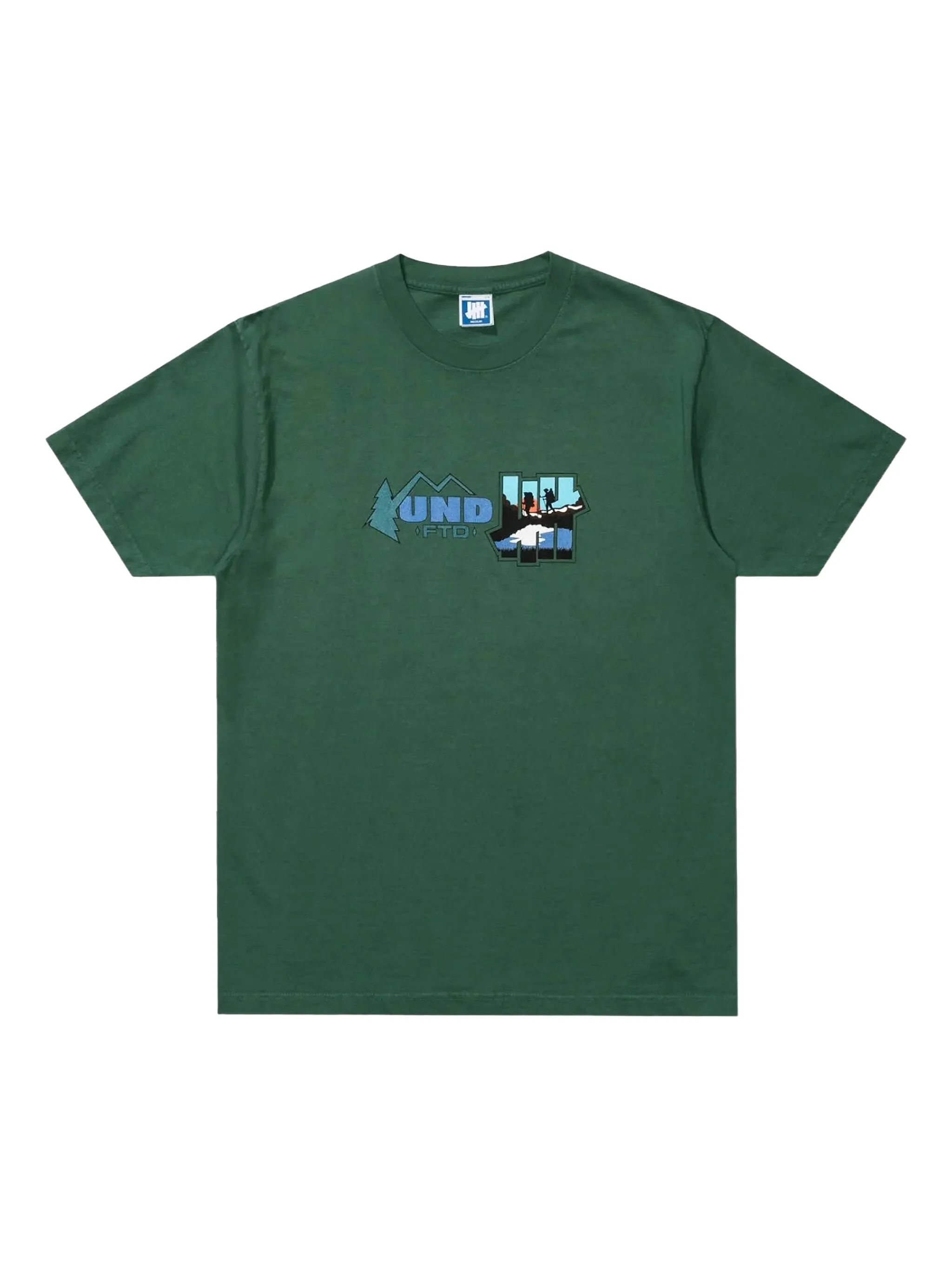 

Футболка с графичным принтом Undefeated, зеленый