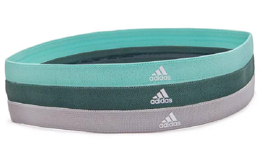 Ободки для волос 3 шт Adidas силиконовые