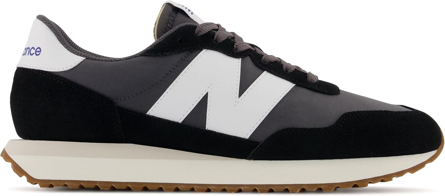 Мужские кроссовки для бега по шоссе New Balance 237 V1 Classic, Black/Magnet/Gum — фото 2