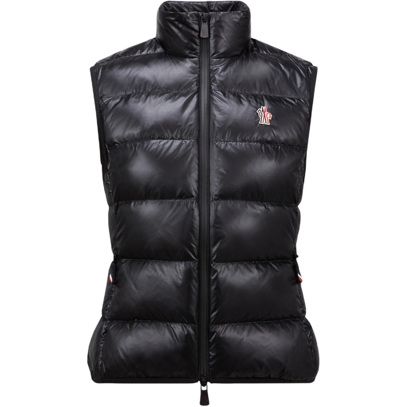 

Moncler Grenoble Застёгивающийся жилет с высоким воротом, Black