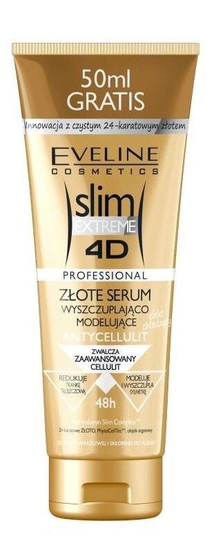 

Eveline 4D Slim Extreme сыворотка для тела, 250 ml
