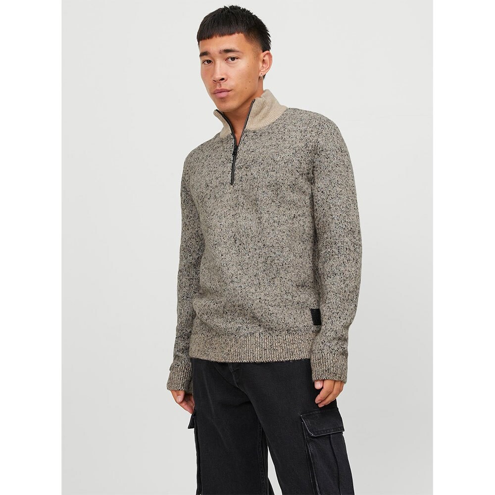 

Свитер Jack & Jones Space Half Zip, серый