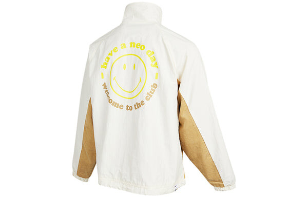 Куртка adidas neo U Smly Jkt Casual Sports Smiling Face Pattern Jacket Khaki, хаки — фото 2