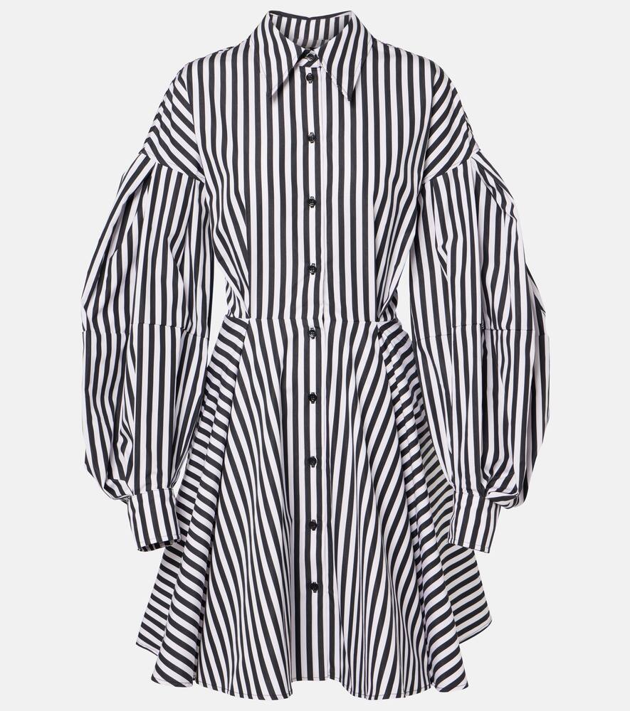 

Полосатое платье миди из хлопкового поплина Nina Ricci, Fine Rayures