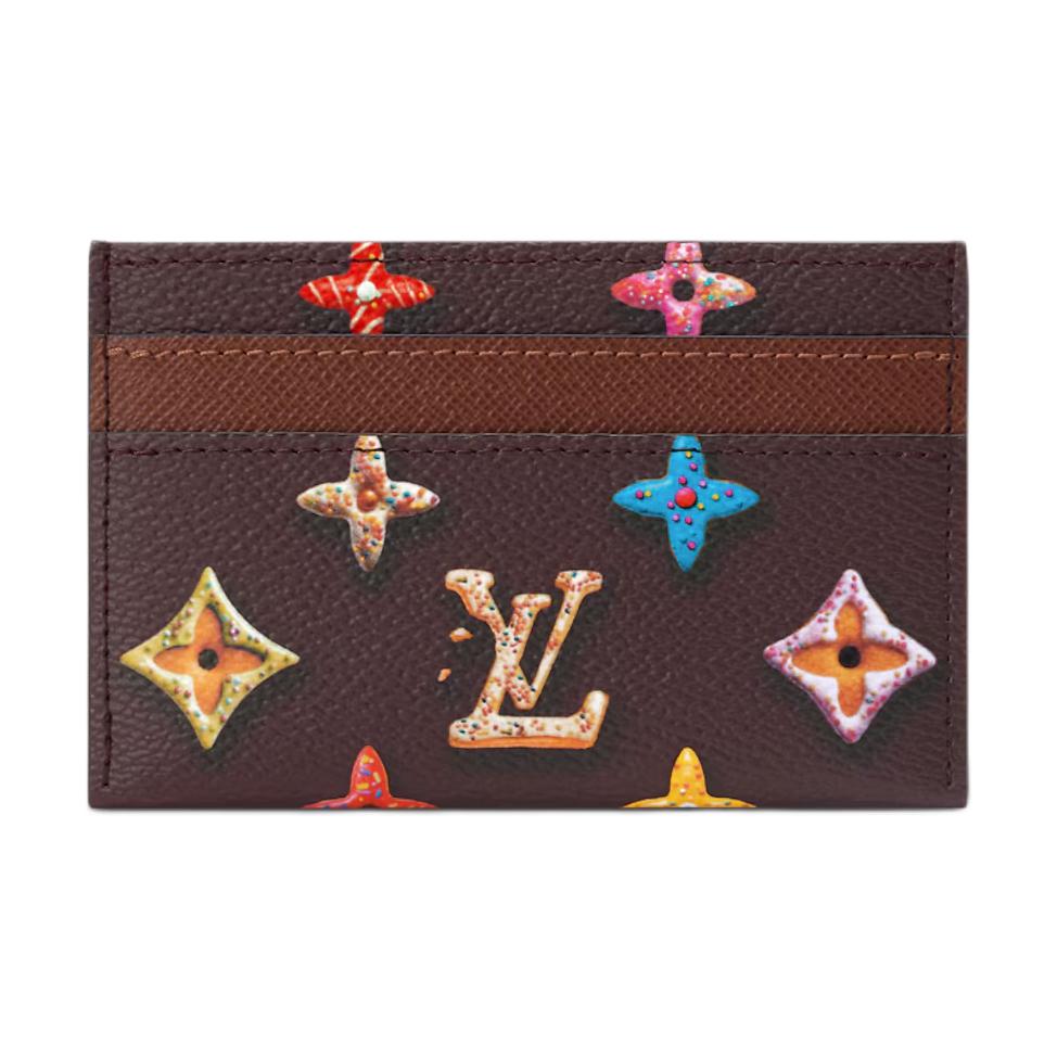 

LOUIS VUITTON Кардхолдер Monogram Donuts Coated Canvas для мужчин, коричневый