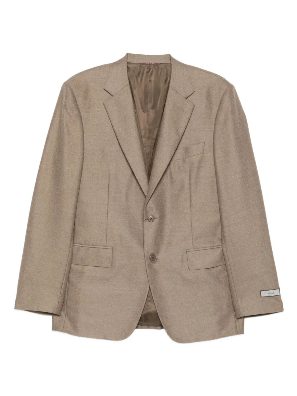 

Блейзер на двух пуговицах Canali, коричневый