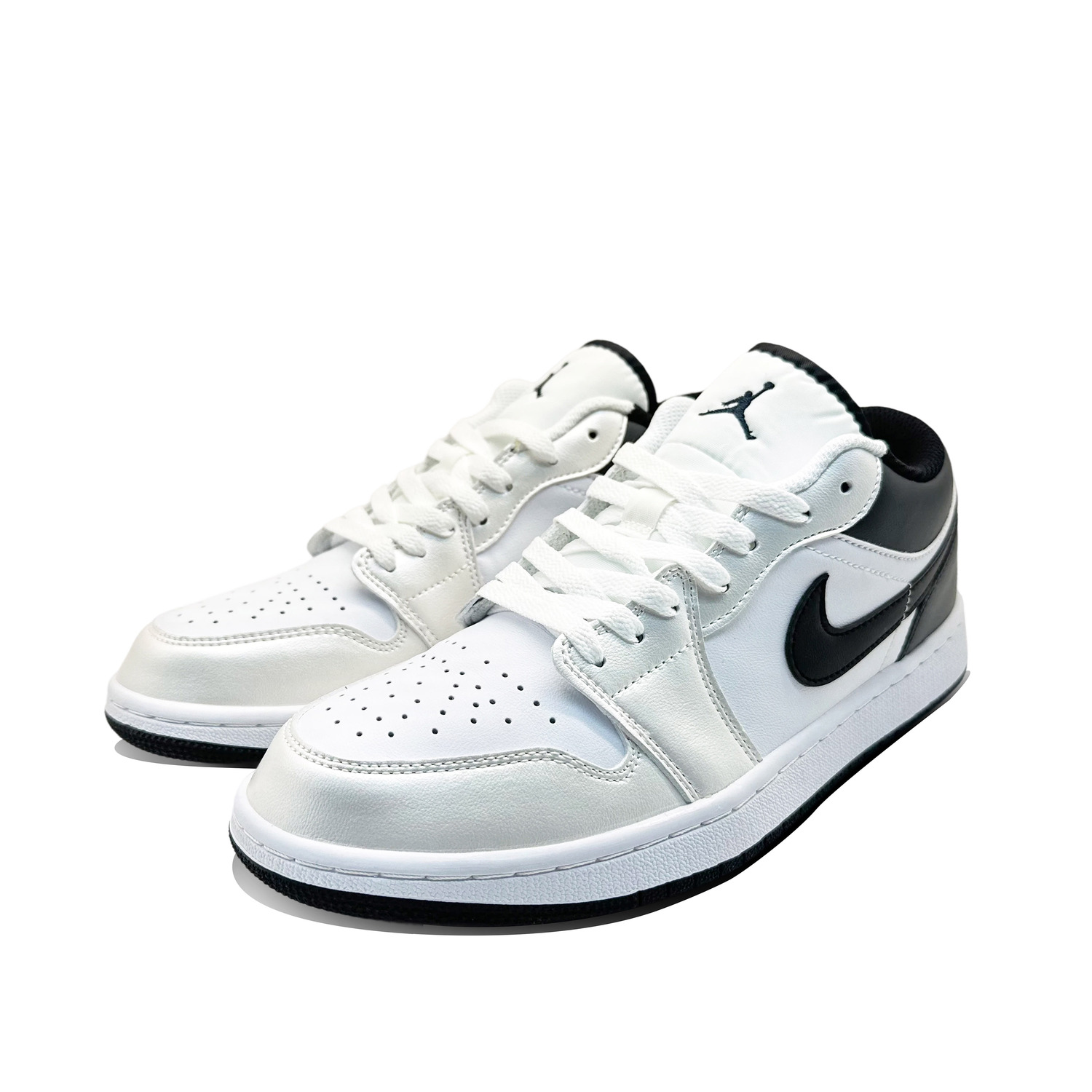 Jordan Кроссовки Air 1 Silver Moon Extreme Obscure Low Top Vintage мужские черно-белые — фото 3
