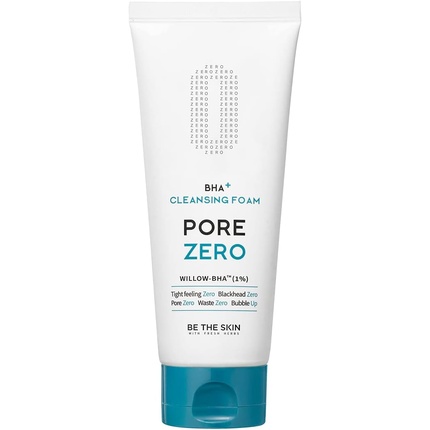 

BHA+ Pore Zero Очищающая пенка для сужения пор 5,07 жидких унций 150 мл Be The Skin