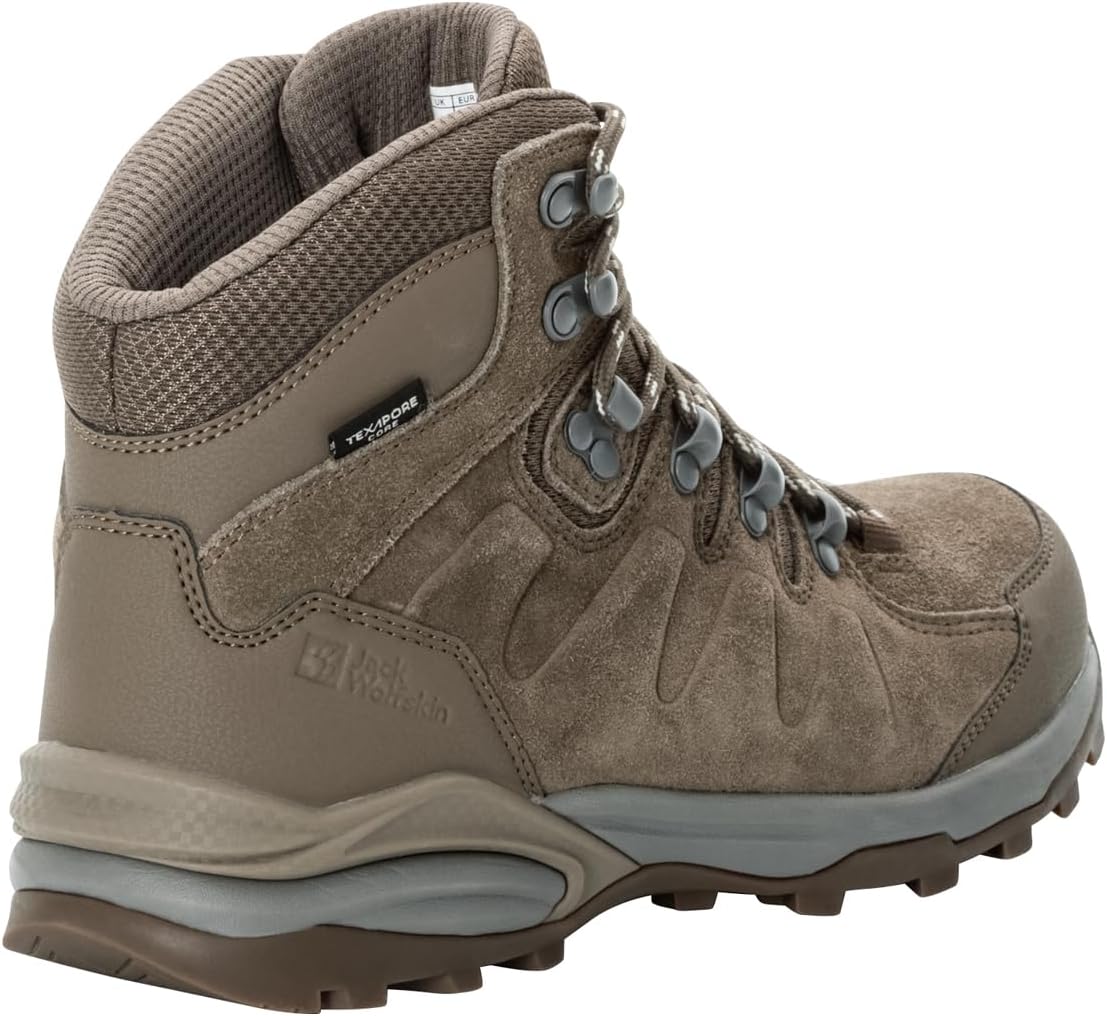 Мужские ботинки Jack Wolfskin Refugio Prime Texapore Mid M, Chestnut — фото 4