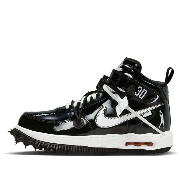 

Кроссовки x off white air force 1 mid Nike, черный