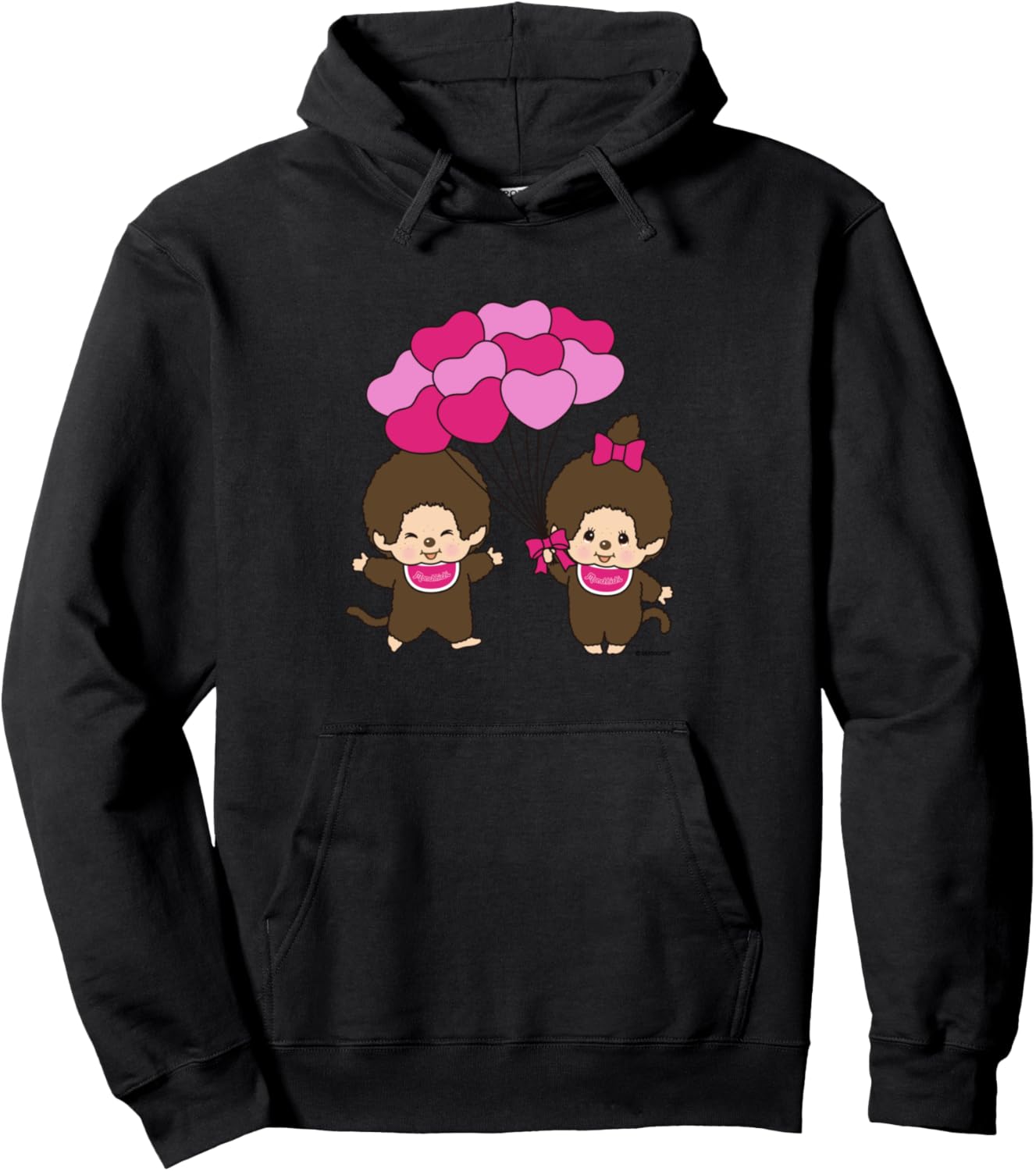 

Худи Monchhichi с графическим принтом, черное, Черный, Худи Monchhichi с графическим принтом, черное