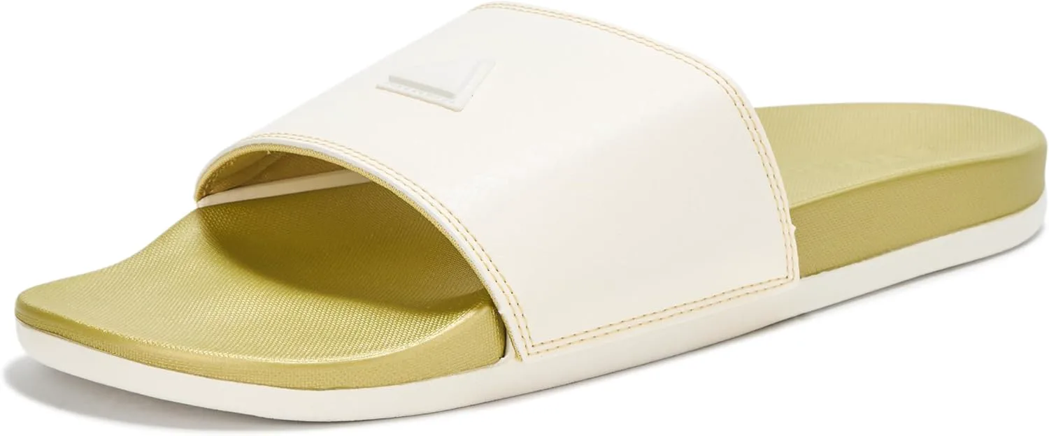 Сандалии Adidas Unisex для взрослых Adilette Comfort, белый/металлик — фото 3