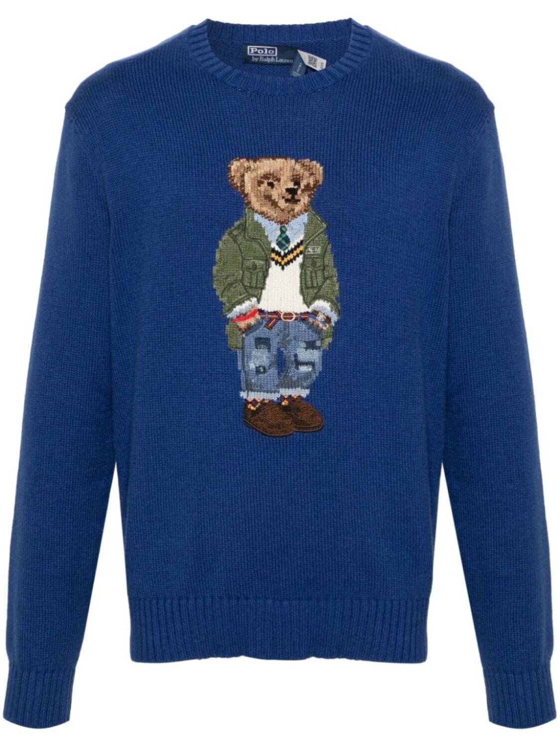 

Polo Ralph Lauren джемпер Polar Bear вязки интарсия, синий