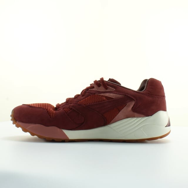 Бордовые мужские синтетические кроссовки Trinomic xs 850 на шнуровке 357032 04 Puma, красный — фото 4