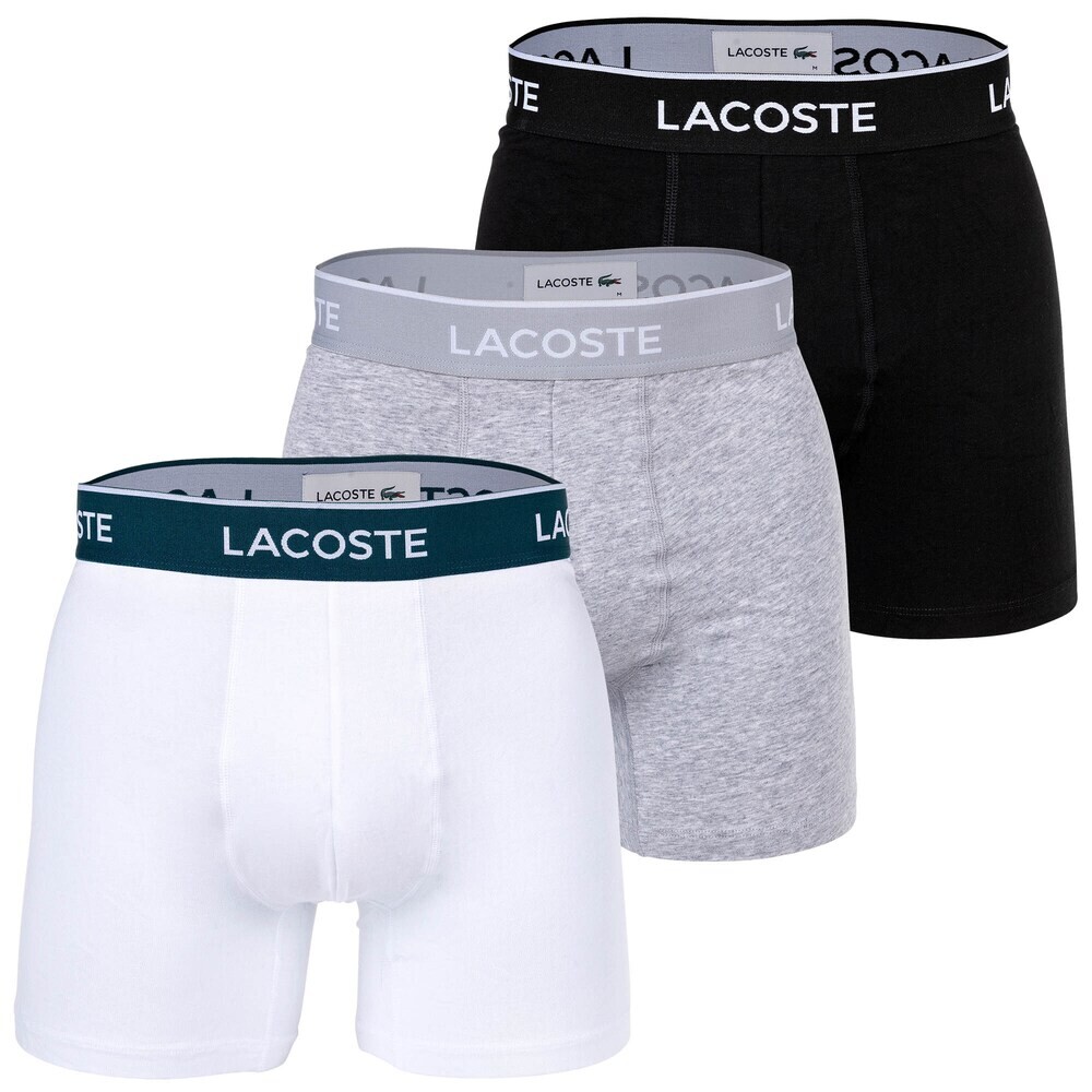 

Трусы боксеры Lacoste, крапчатый серый/черный/белый