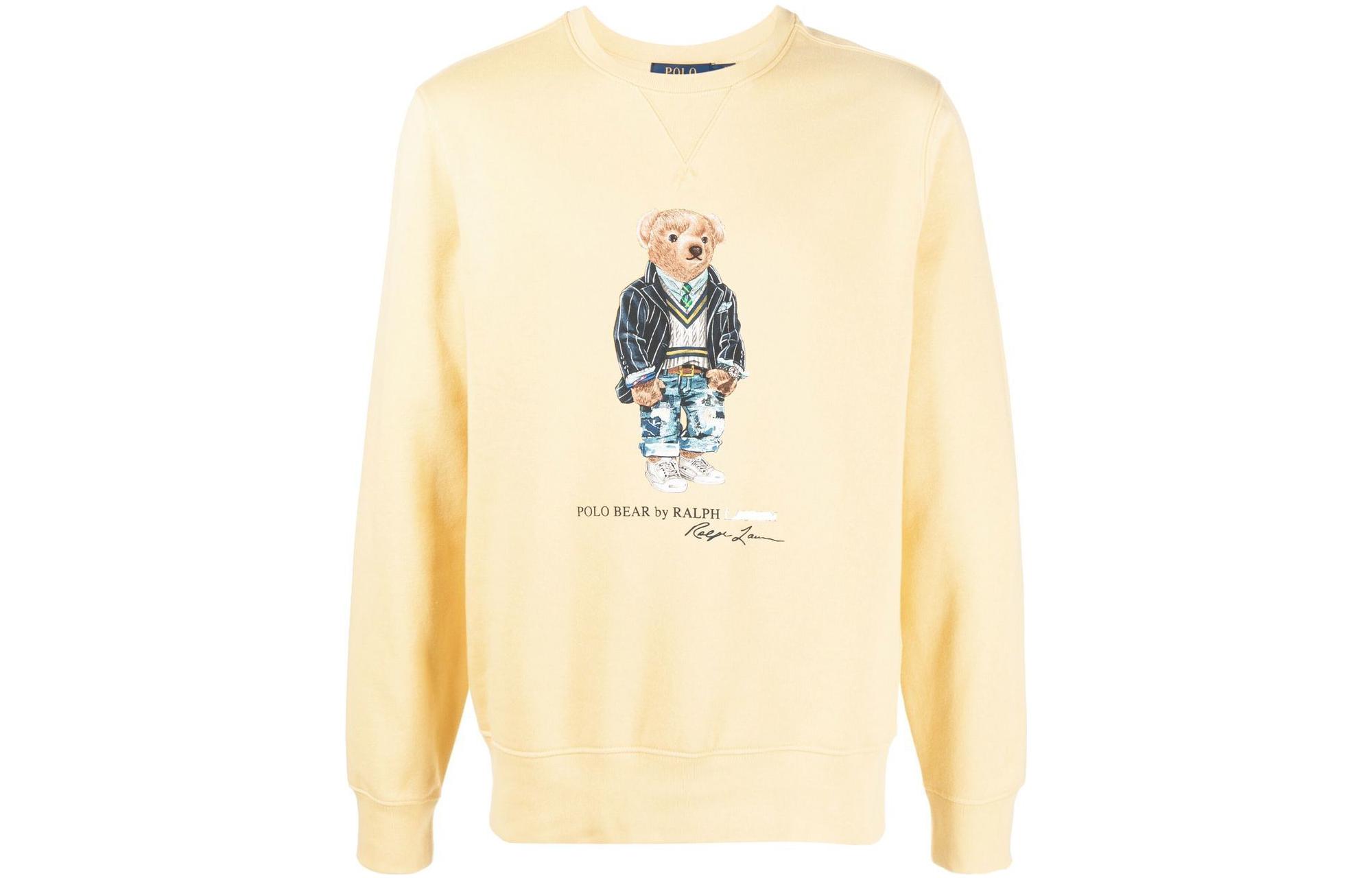Желтый свитшот Men's Polo Ralph Lauren, желтый — фото 3