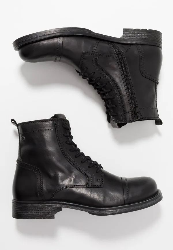 Ботинки на шнуровке jfwrussel Jack & Jones, Anthracite — фото 2