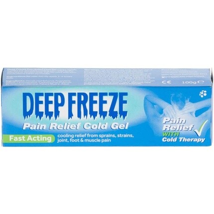 

Обезболивающий холодный гель 100 г - упаковка может отличаться Deep Freeze